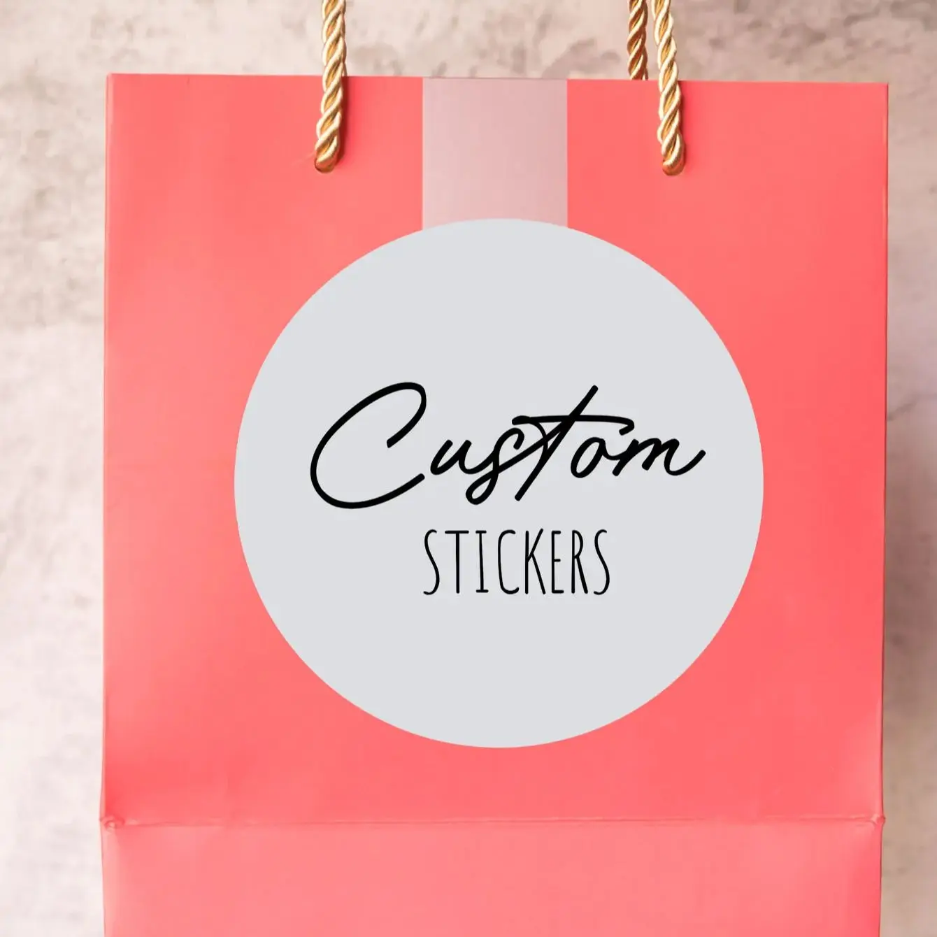 1/36/180pcs Custom Round Stickers Waterproof Personalizable with Logo/Image/Text for All Occasions image 3