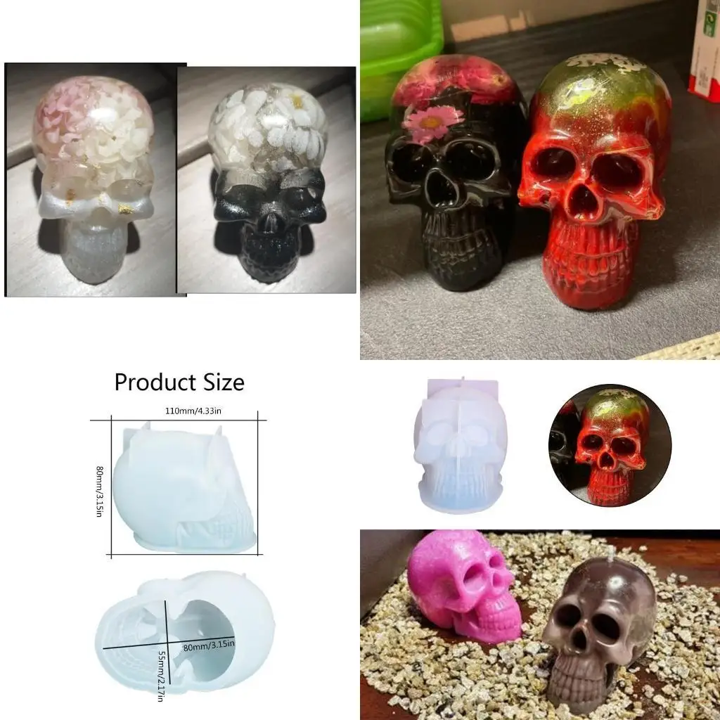 

31BF силиконовые формы для литья для DIY персонализированные формы для мыла и свечей ручной работы Хэллоуин для повседневного