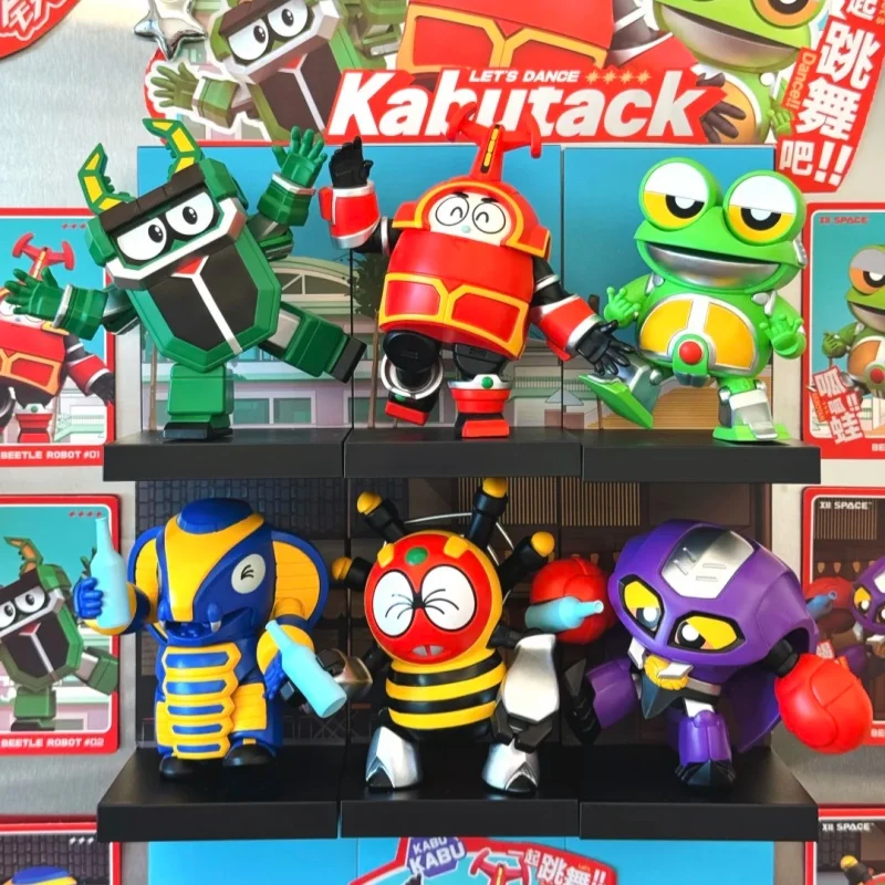 Genuine B-Robo Kabutack! Let'S Dance Together Series Blind Box Anime Peripheral Refrigerator Stickers Toy Desktop Ornaments Gift view 3