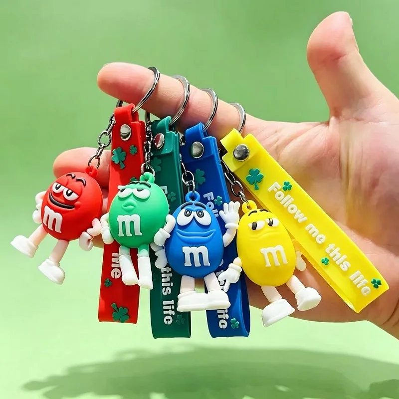 

26 New Popular Keychains, Cartoon Cute M Bean, Car Pendant Bag Pendant Keychain Couple Surprise Accessories Gifts Han Storm