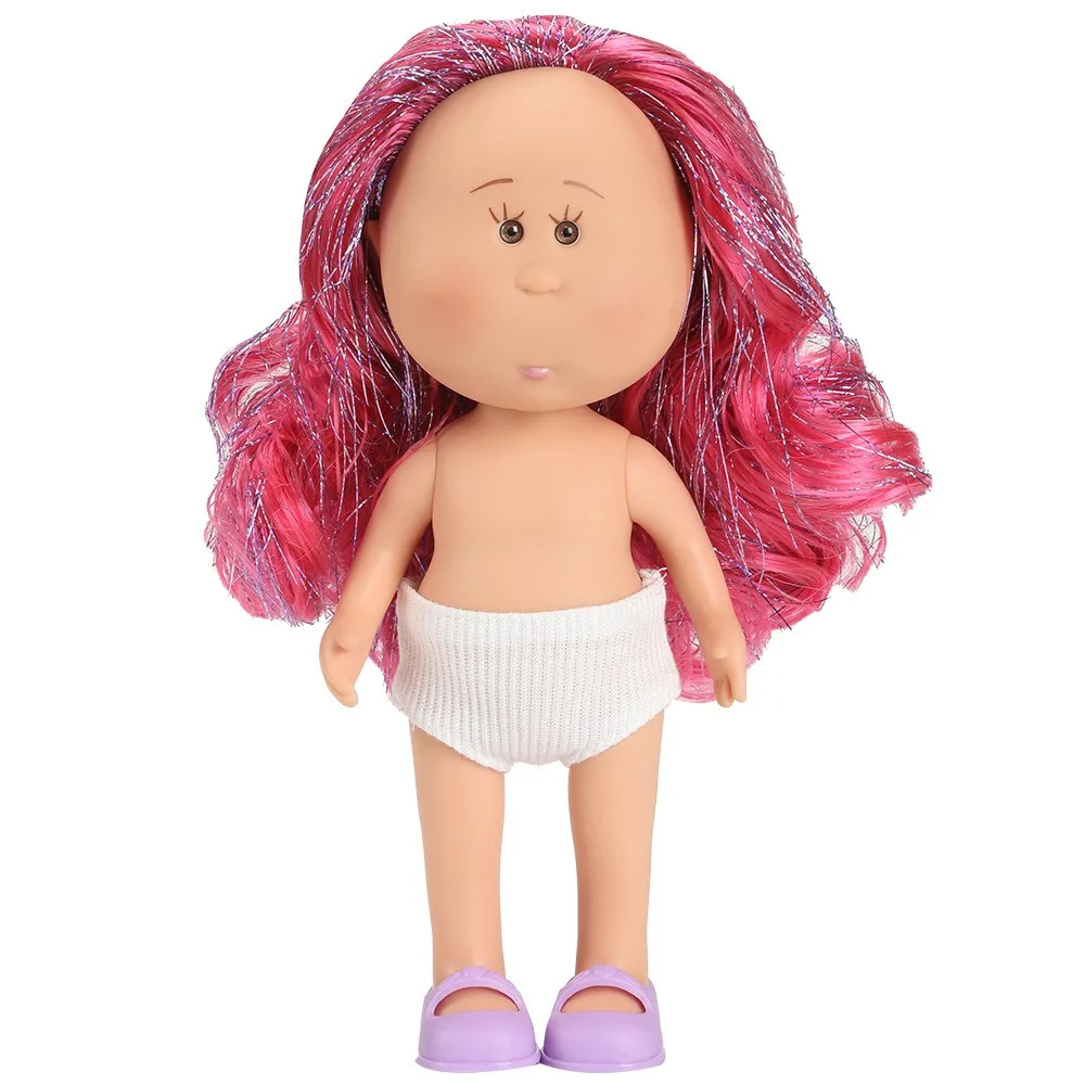 

Кукла Миа Потато с вьющимися волосами, 24 см, с виниловым телом, темнокожая, с глазами-бусинками, для переодевания, подвижная, аксессуары для кукол, 24 см, фигурка-персонаж