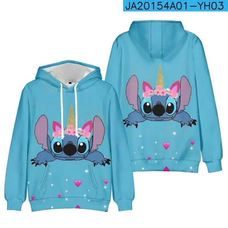 Children\'s Stitch Sweatshirt Stitch Clothing Boys Girls Long Sleeve Stitch Pullover Toddler Sweater Autumn Teen Hoodie Clothes