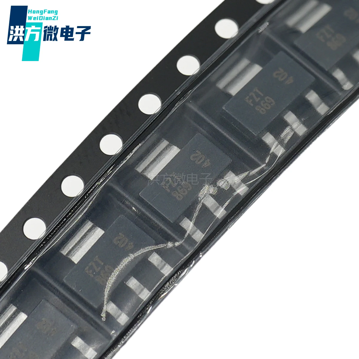 10 قطعة الأصلي FZT869 BJT 3W 25V 7A NPN SOT-223-3 FZT869TA FZT 869 AEC-Q101