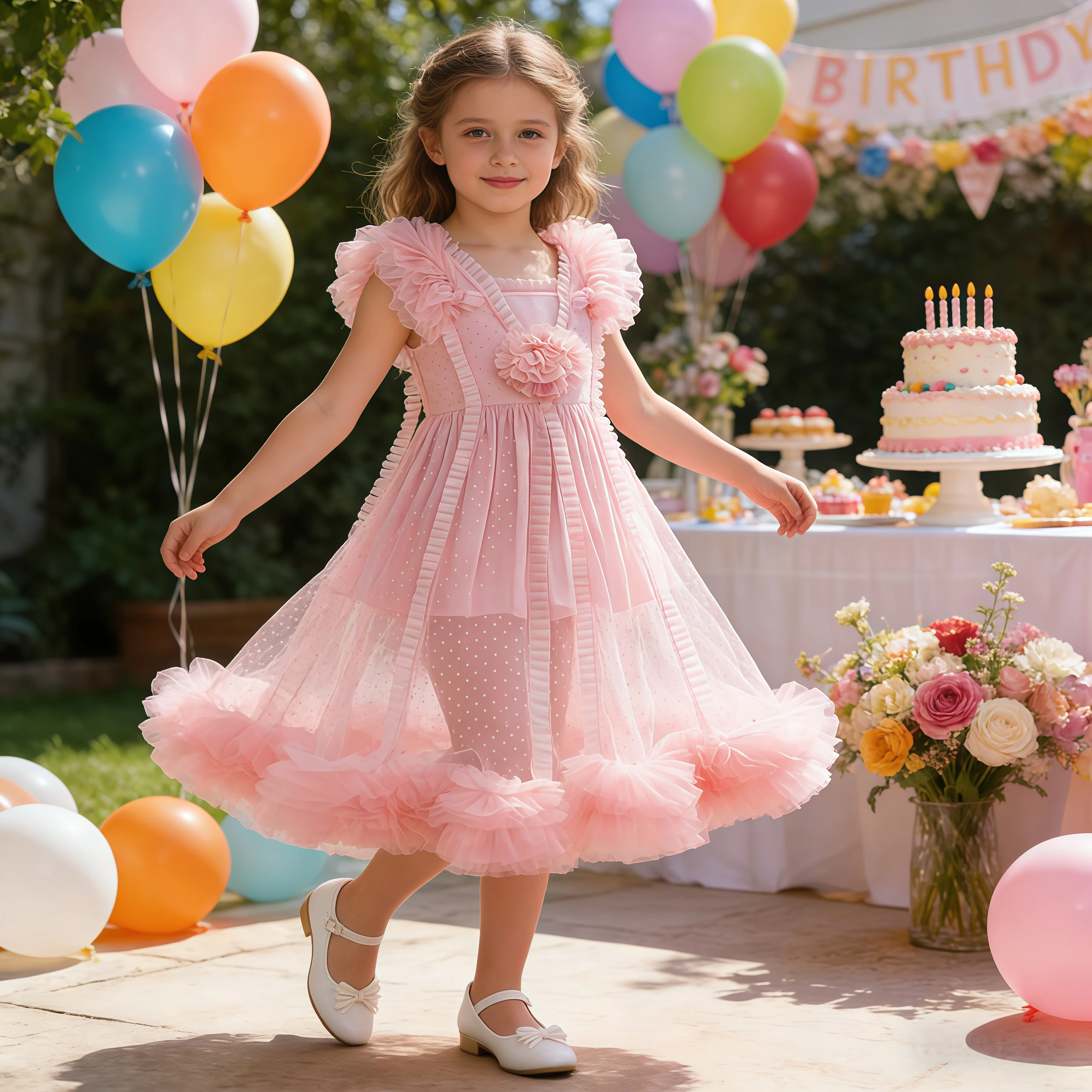 Movie Good Witch Costume Kids Pink Ruffles Princess Dress For Children Girls Halloween Wizard Carnival Birthday Party Outfits