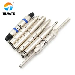 1PCS Cannon female head to 6.5 female 3-core Cannon male to RCA lotus audio female base 6.35 microphone adapter