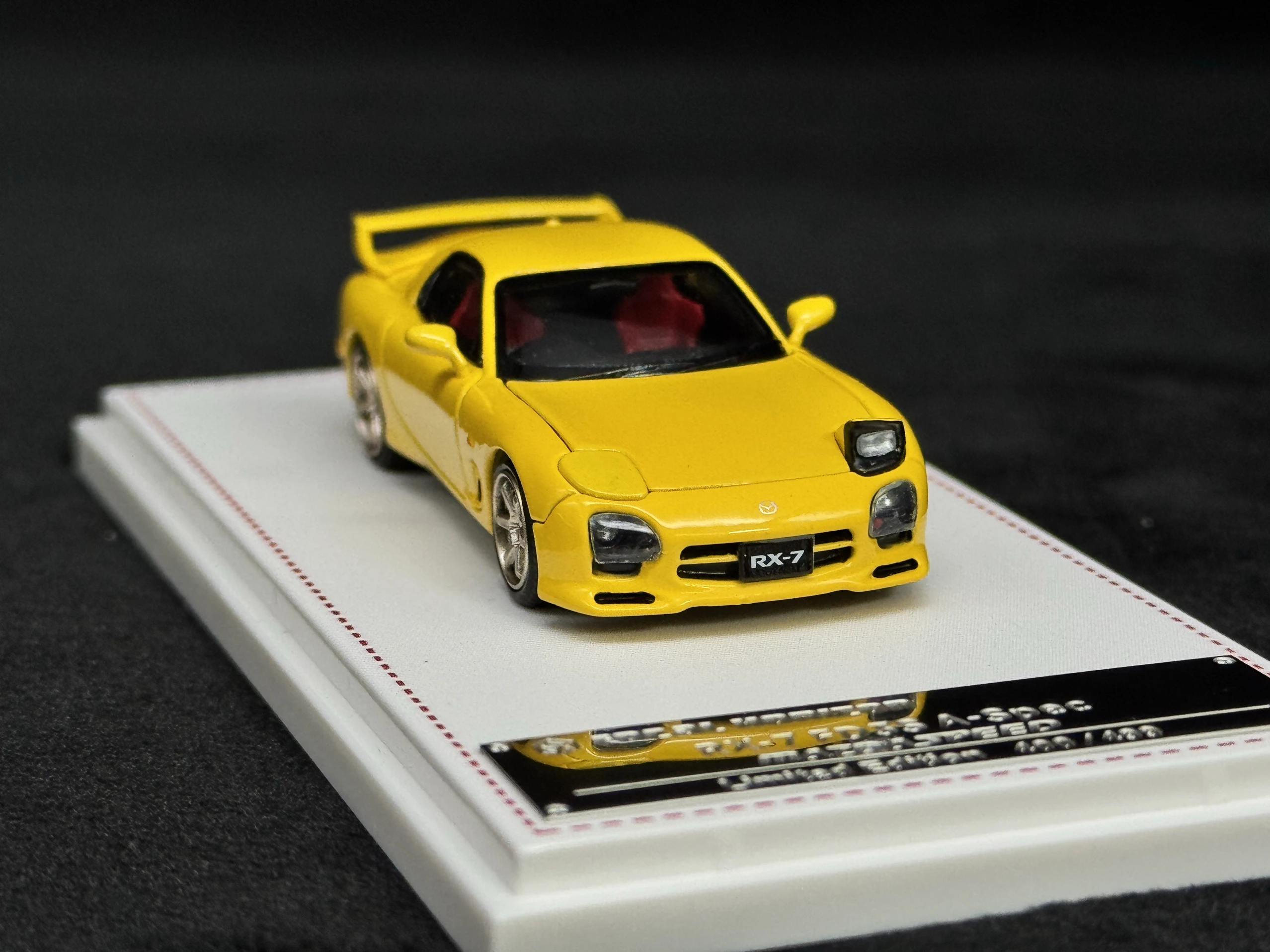 

Литой под давлением масштаб 1:64 FH Mazda RX7 FD3S A Spec Speed версия, модель автомобиля из сплава, Коллекционная игрушка, подарок, сувенир, украшение для дисплея