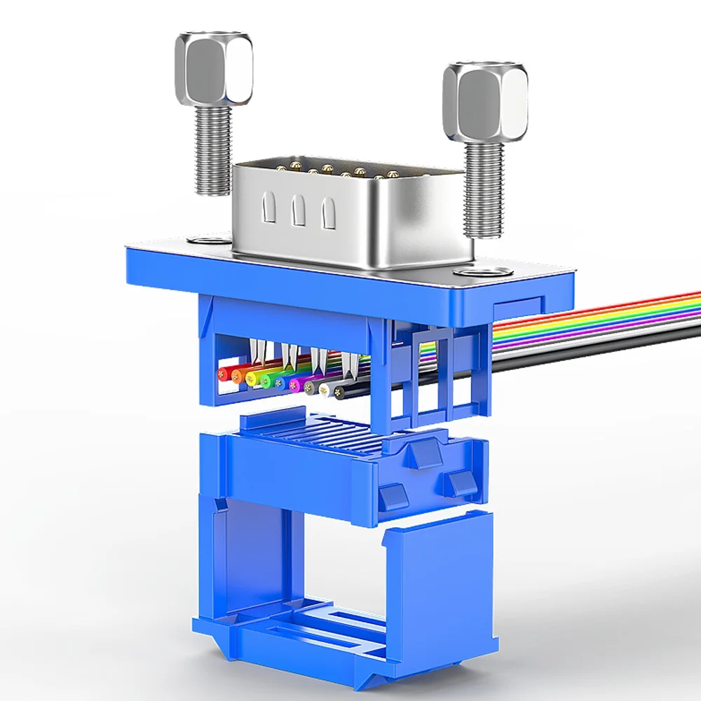 Cabo de extensão fêmea e macho fc10p para idc db 9pin, fêmea, macho, para placa de expansão serial, caso do chassi, parafusos m3
