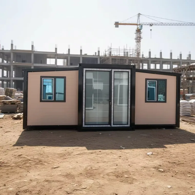 Luxury Ready Foldable Modular A Frame Pre Fab Multi Family Tiny Home Office 20ft 40ft Expandable Prefab Container House on Wheel