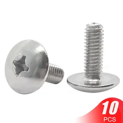 10pcs Stainless Steel 16mm Super Big Head Cross Bolts M6 Thread 12mm 16mm 20mm Length