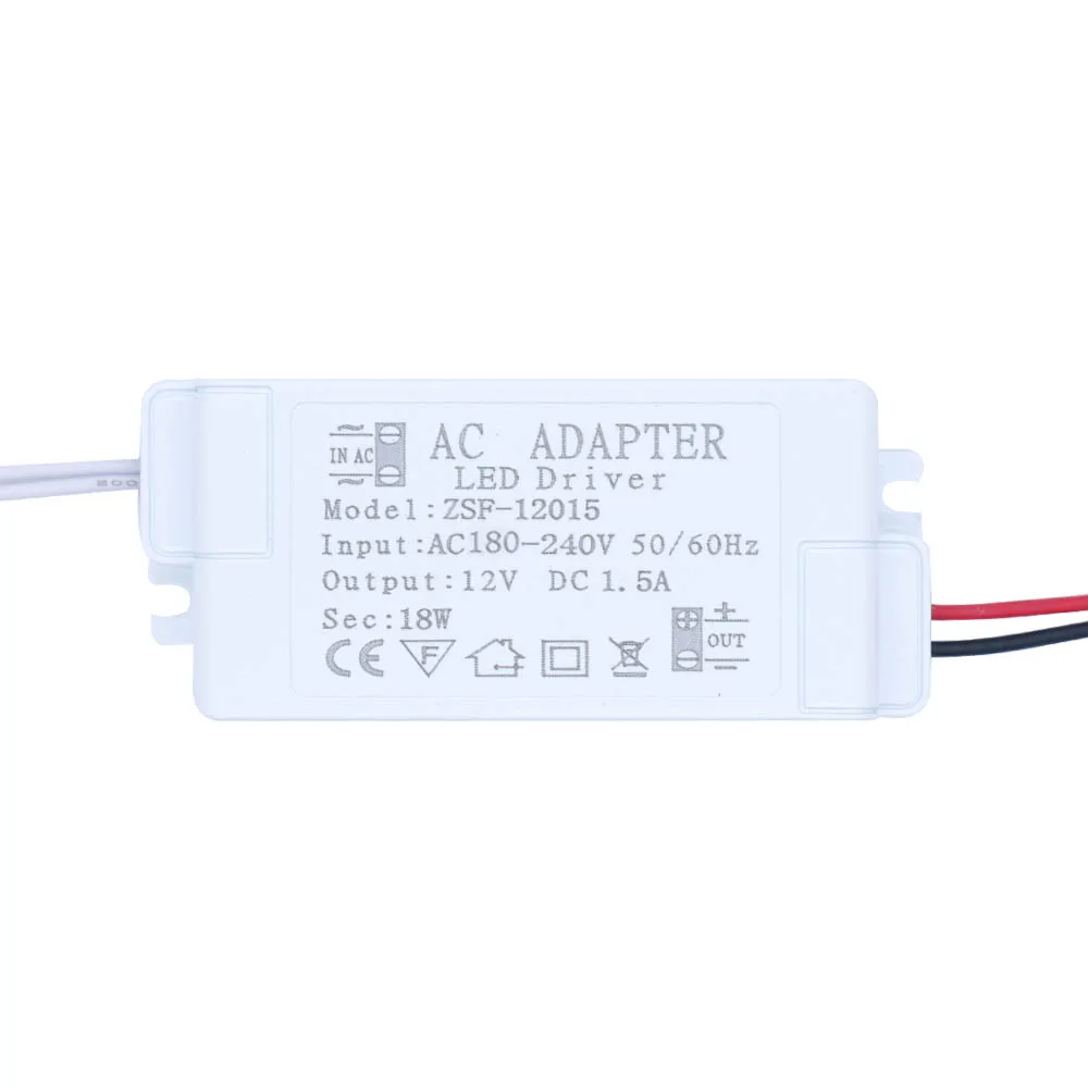 Lighting Transformer AC240v to dc12V LED Driver 5A 12W 18W 24W 36W 48W 60W For Home Improvement Power Supply Adapter Light Strip