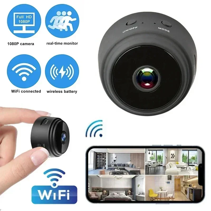 Mini Camera A9 WiFi Recorder Security Monitoring Wireless Video Mini Camera Recorder Voice Camera Smart Home For Infants and Pet