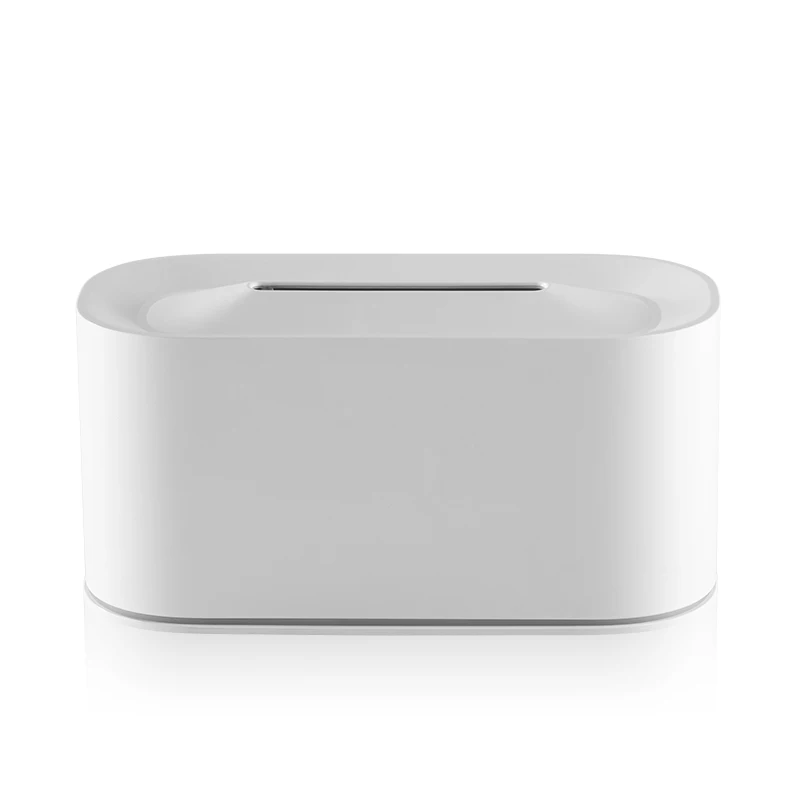 Vlam aroma diffuser in het wit — strakke afwerking