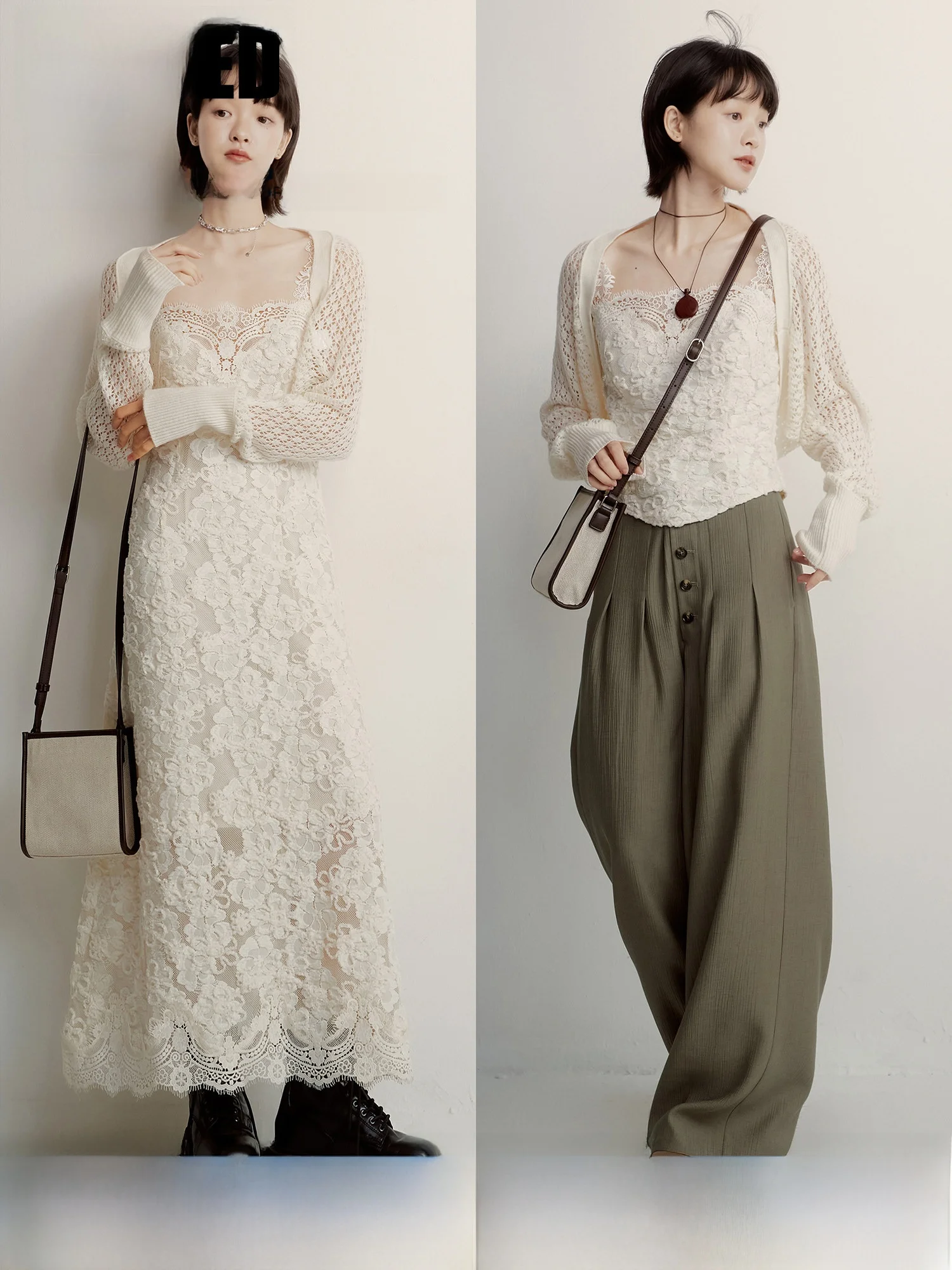 

Кардиган Fussed Urban Collection Wedding Escape с вышивкой, светло-кремовый, вязаный, на четырех плоских спицах, женский, в нежном стиле