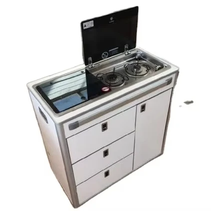 Multi-functional Large Capacity Cabinet for RV Camper caravan Aluminum Cabinet Waterproof and Fireproof