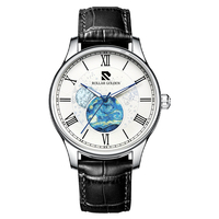 Men's Automatic Mechanical Watch Waterproof Luminous Fashion Art Case Night Vision Wristwatch for Men