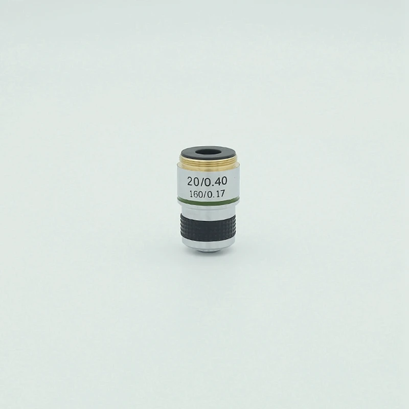 2Pcs 185 Microscope Objective 20X Achromatic Objective Biological Microscope Parts Accessories-AC47
