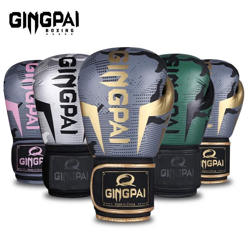 High Quality PU Leather Wear-Resistant And Breathable Boxing Gloves For Sanda Training, Thickened Protective Combat Gloves