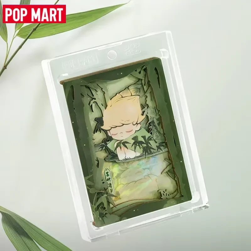 

POP MART DIMOO STORIES IN THE CUP Series Art Collection Cards Mystery Box Guess Bag Toys Doll Cute Anime Figure Desktop Ornament