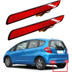 1 set Rear Bumper Lamp led Brake light For Honda Fit Jazz 2011 2012 2013 Running light Dynamic turn light