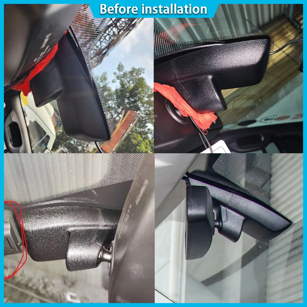 for Ford EcoSport Everest Endeavour Ranger Wildtrak T6 4K DVR Dash Cam Car Camera Lens 24H Monitor Parking Video Recorder