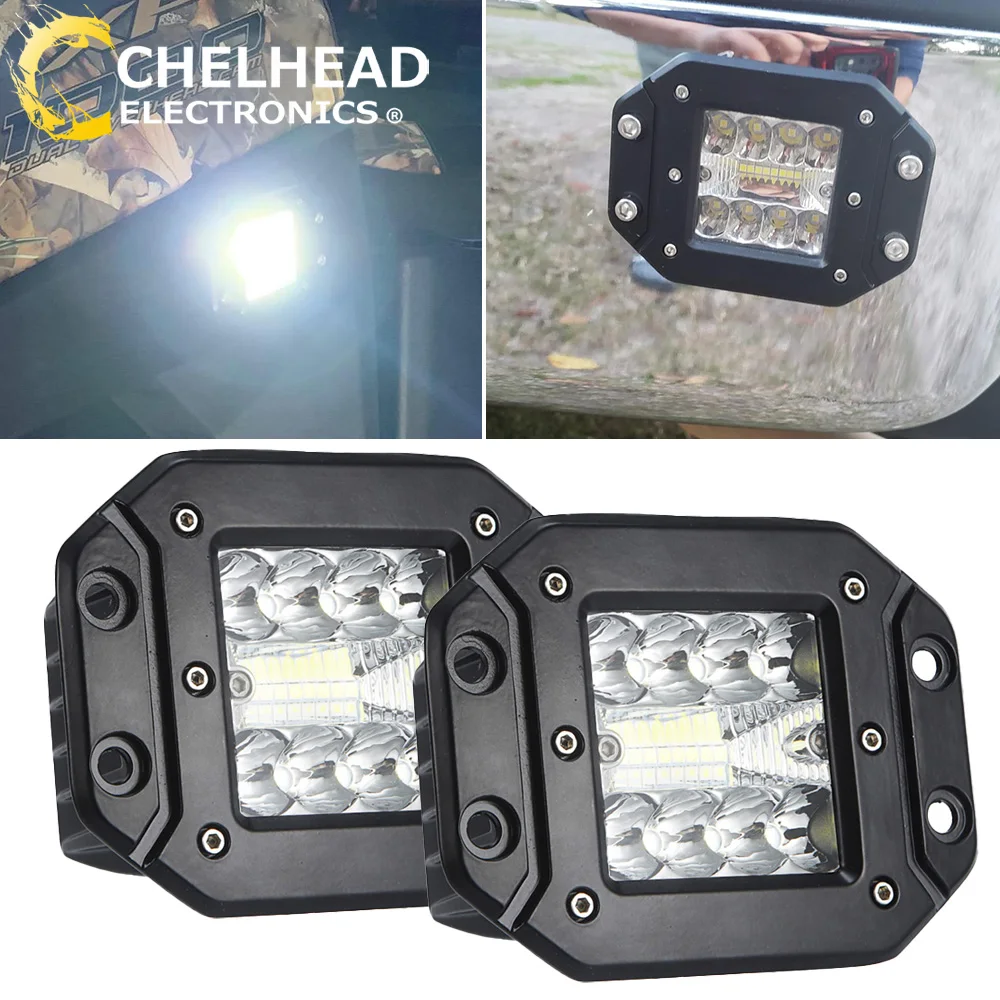 

Автомобиль 12V 24V LED рабочие огни DRL LED внедорожные противотуманные огни 6000K комбинированные люминесцентные люстры для грузовых тягачей 4x4