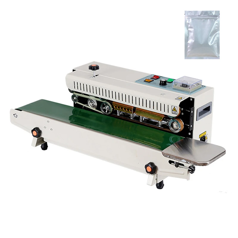 Continuous Band Sealer Machine Plastic Bags Heat Sealer Horizontal Sealing Machine Factory Direct Sales
