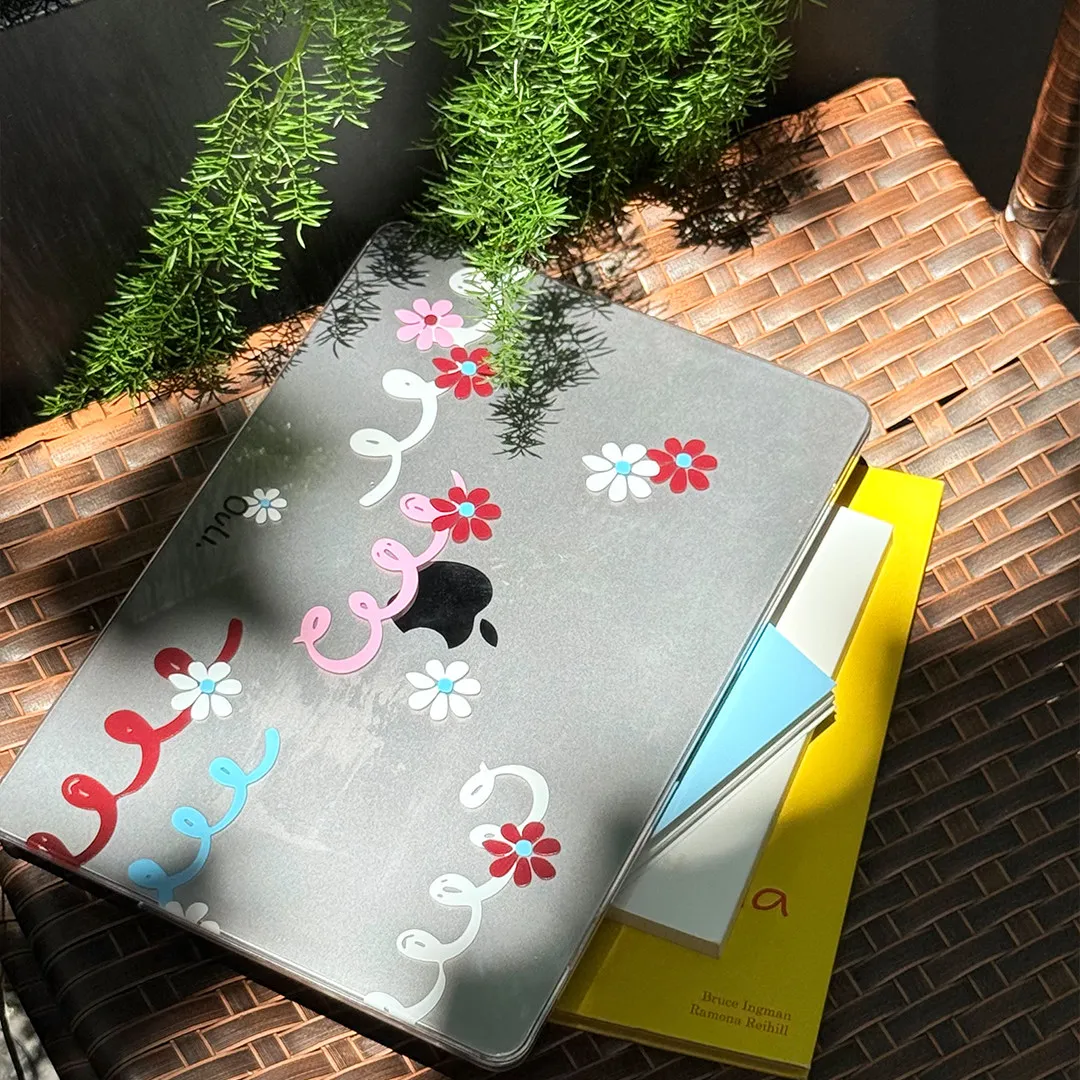 Ins Fragrant Polka Dots Crystal Laptop Case For Macbook Air 13.6 M4 NEO 15 M3 Hard Cover For Mac Book Pro 13 M1M2 14 M4 M5 16