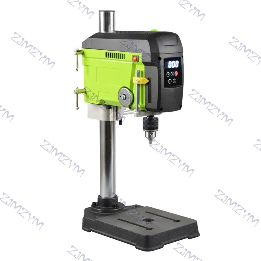 BG-516809 Bench Drill Micro Bench Drill Brushless Speed Control Digital Display Bench Drilling Machine 400W 2500rpm 9mm