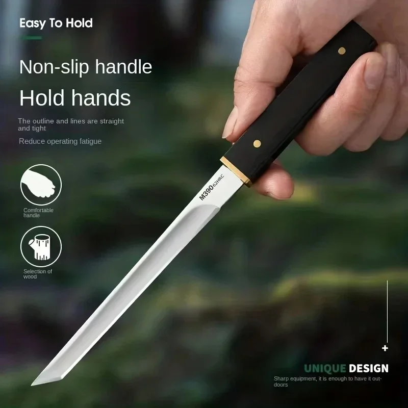 High Hardness Kitchen Knife Sharp Portable Pocket Fruit Knife With Sheath Knife/peeler Knives Accessories Dining Bar Home Garden