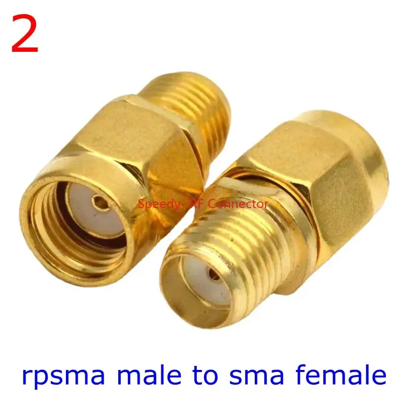 2 teile/los sma zu sma männlich weiblich gerade Stecker 90 Grad rechtwinkliges T-Stück Typ 3way Splitter rpsma zu RP-SMA männlichen Adapter rf
