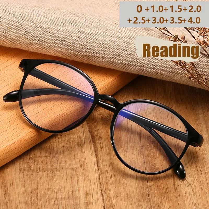 Retro- und trendige Lesebrille, neue trendige Lesebrille, Anti-Blaulicht-Lesebrille, Presbyopie-Brille 8010
