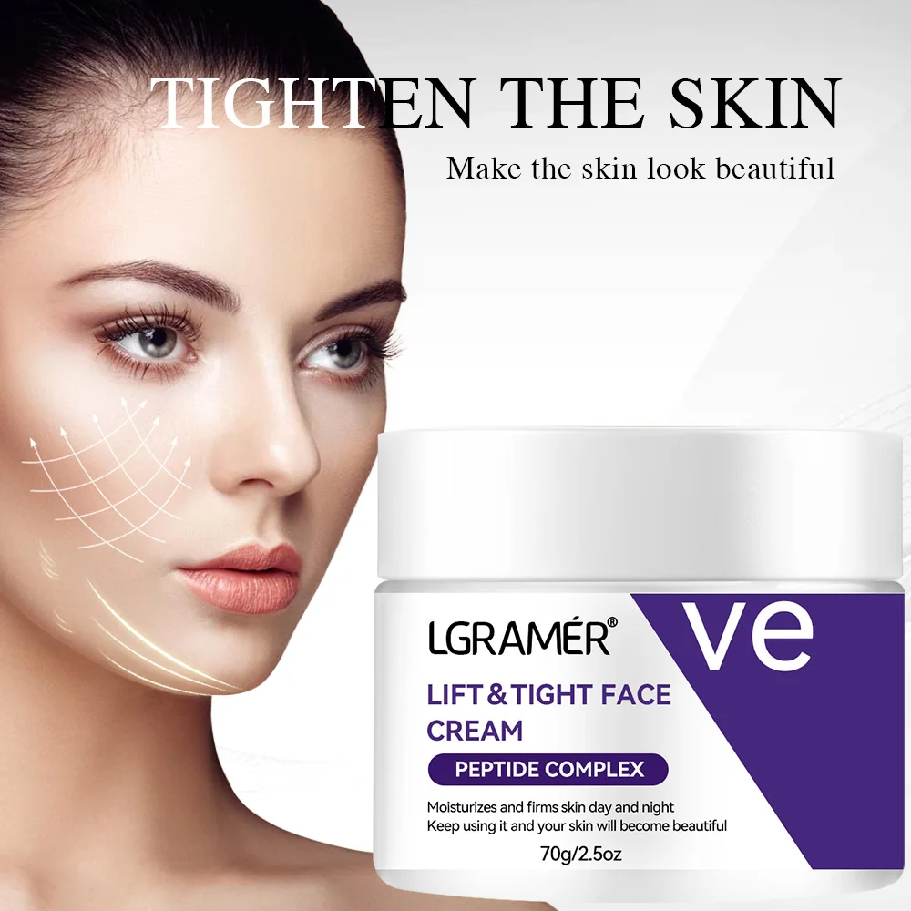LGRAMER Vitamin E Cream Deeply Nourishes Skin, Repairs Damaged Skin, Reduces Wrinkles and Fades Spots