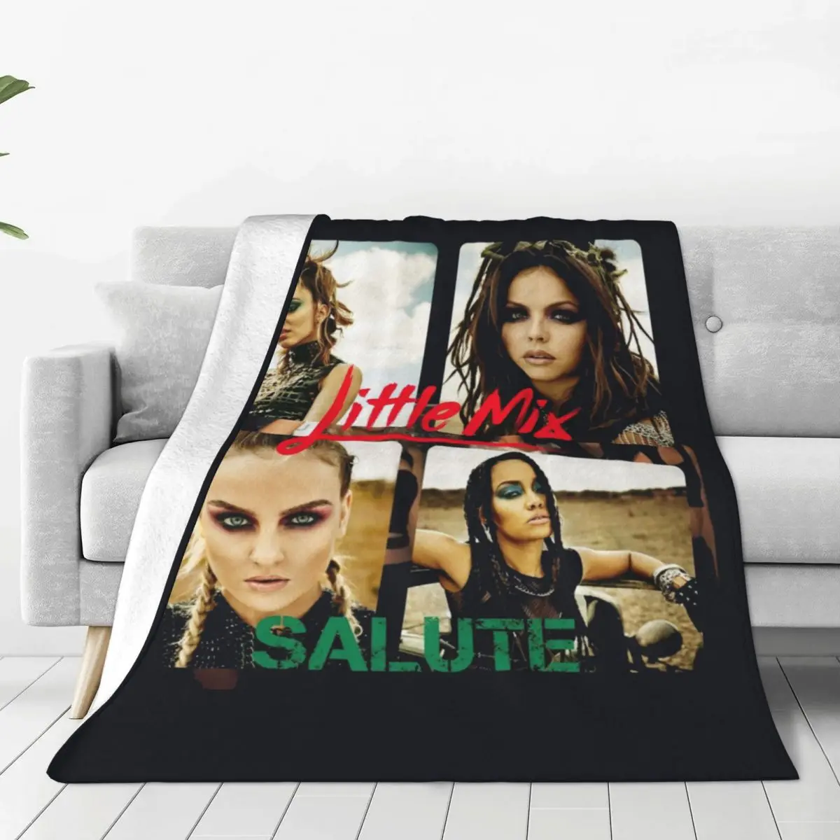 

Little Mix Flannel Blanket Quality Soft Warm Music Album Cool Throw Blanket Winter Travel Office Couch Chair Print Bedspread