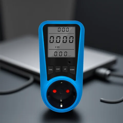 Misuratore di potenza digitale Wattmetro Presa di potenza Kwh Misuratore di consumo elettrico Presa UE USA Analizzatore di energia Tester di tensione corrente