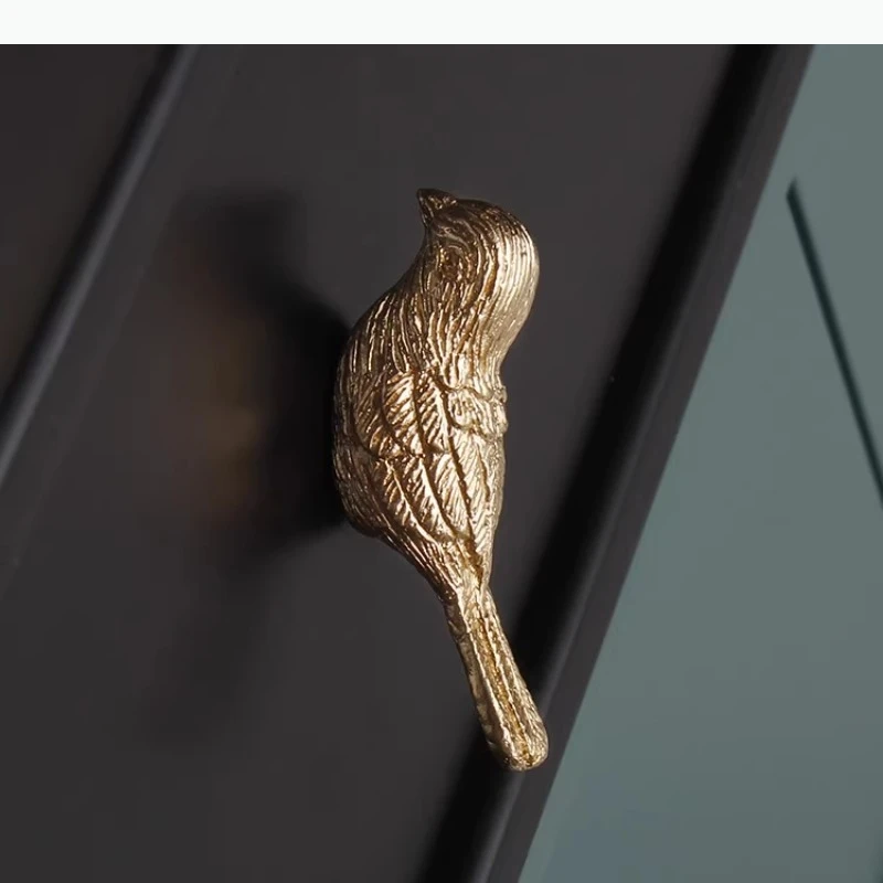 النحاس مقبض خزانة خزانة تسحب الزخرفية الحيوان درج مقبض خزائن الباب الأجهزة الملحقات