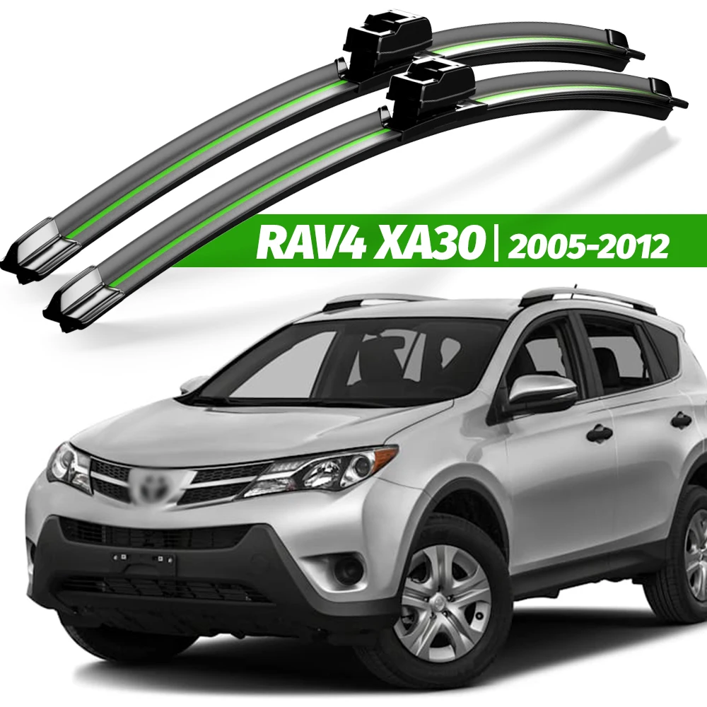 Wiper LHD Front Wiper Blades Kit For Toyota RAV4 XA30 2005 - 2012 Windshield Windscreen Window Brush 24\