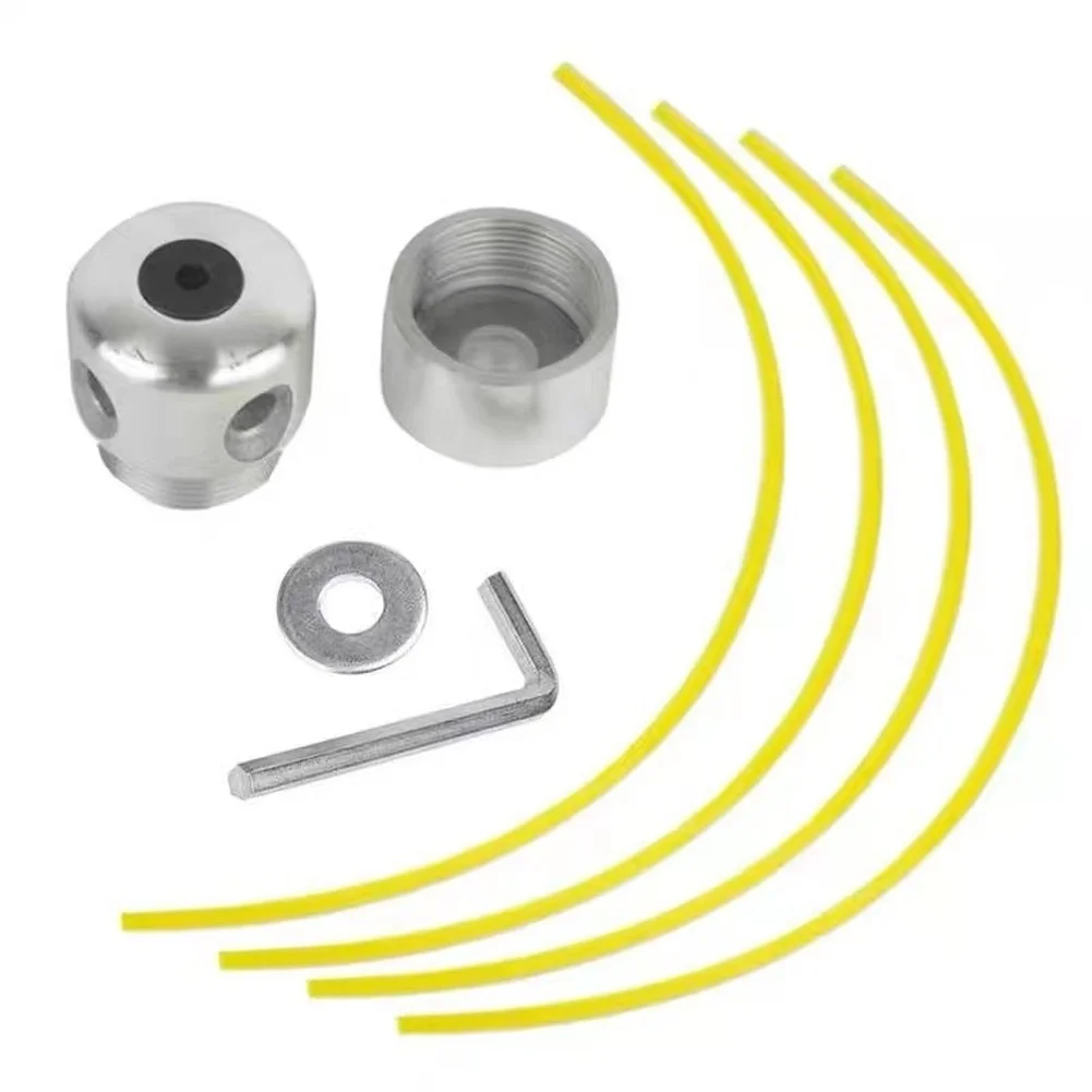 Aluminum String Trimmer Head 5cm Height Compatible with For 2 4 For 2 6 3 0 Line Brush Cutter Easy Mounting Design