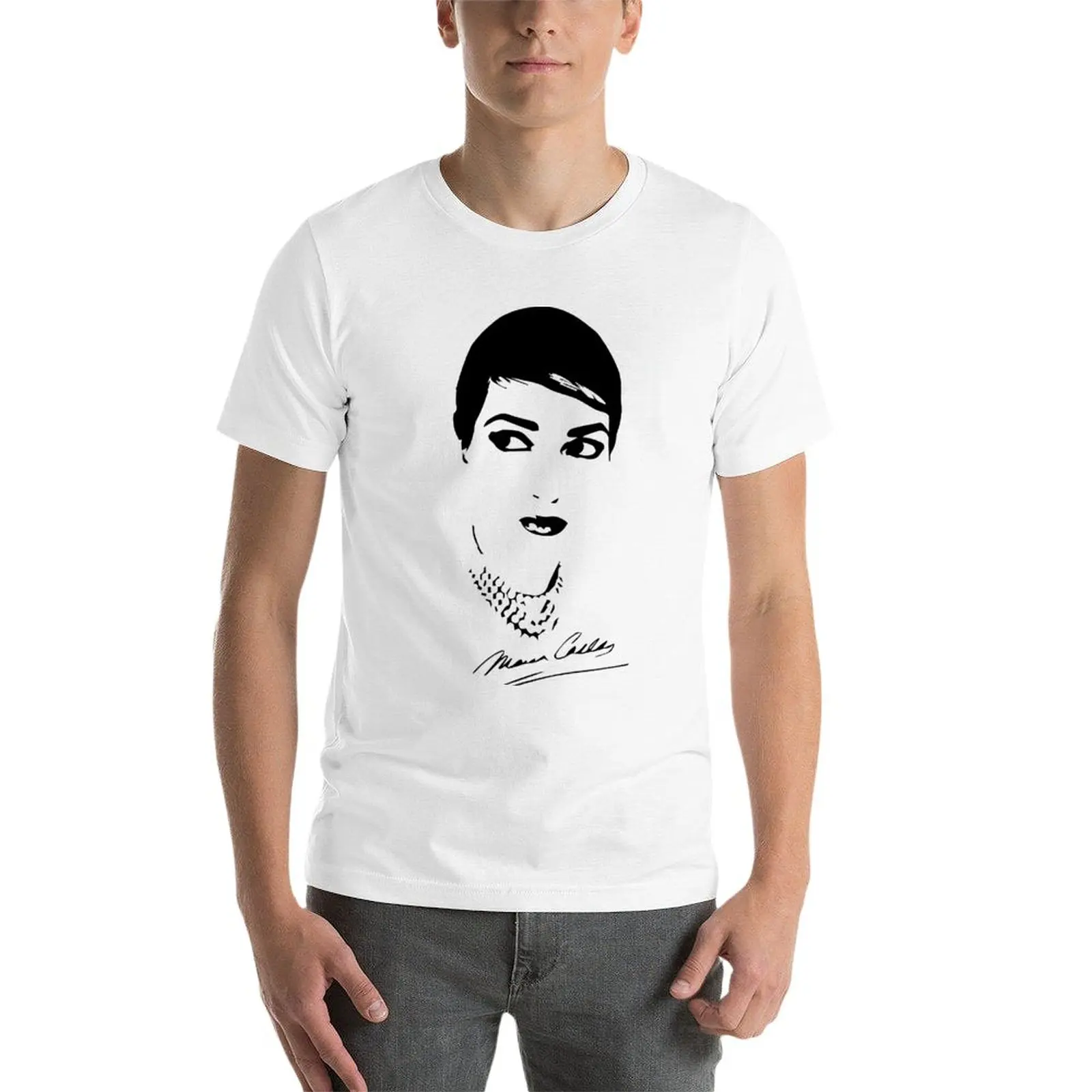 New Maria Callas Pearls T-Shirt sports fan t-shirts summer clothes quick drying shirt mens t shirts casual stylish