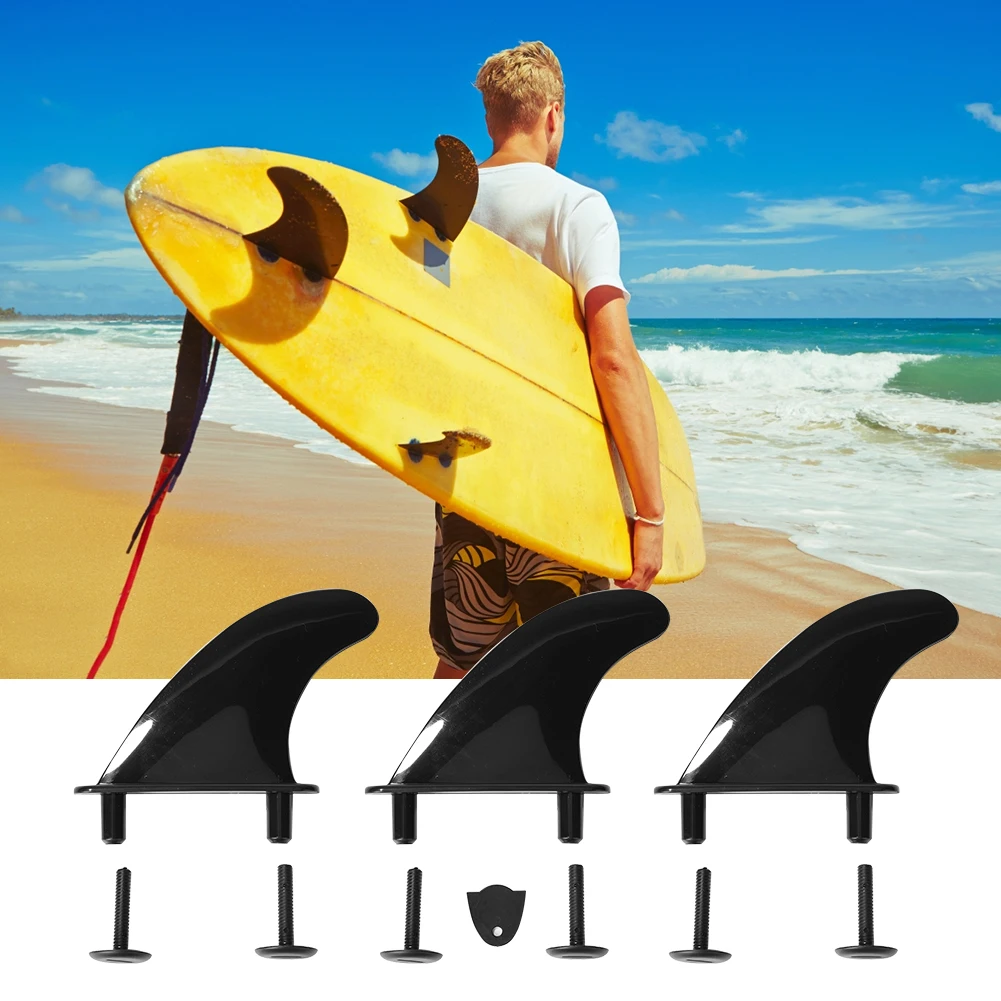 3pcs กระดานโต้คลื่นครีบ Stand Up Paddle BOARD Surf Water WAVE Side Fin อุปกรณ์เสริม