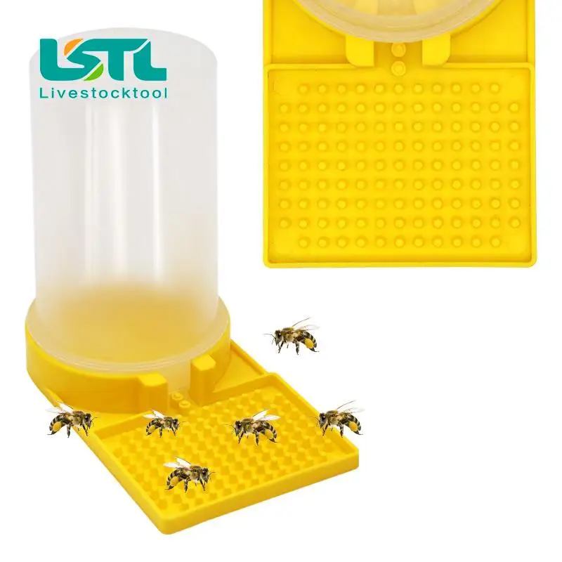 

5Pcs Beekeeping Feeder Plastic Tools Honeycomb Bee Watering Feeder Honey Bee Nest Door Feeding Drinking Water Box