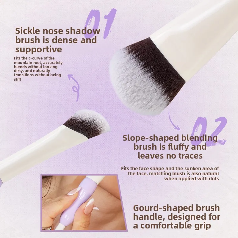 ART3M1S ダブルヘッド輪郭ペン輪郭ブラシ 3D 立体輪郭シャドウアイカイコメイクブラシ