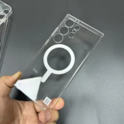 Anti-Yellowing Magnetic Clear Case For Samsung Galaxy S25 S24 Ultra S23 S22+ Plus Original Acrylic Phone Cover For Magsafe