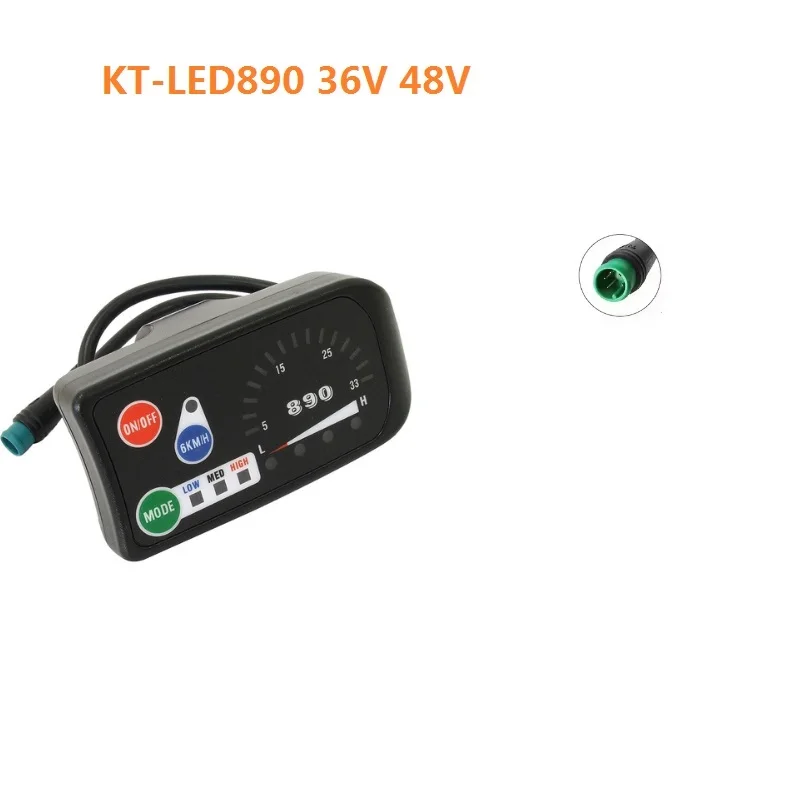 24V or 36V or 48V Electric Bicycle KT LED 890 Control Panel Display Electric Bike Parts
