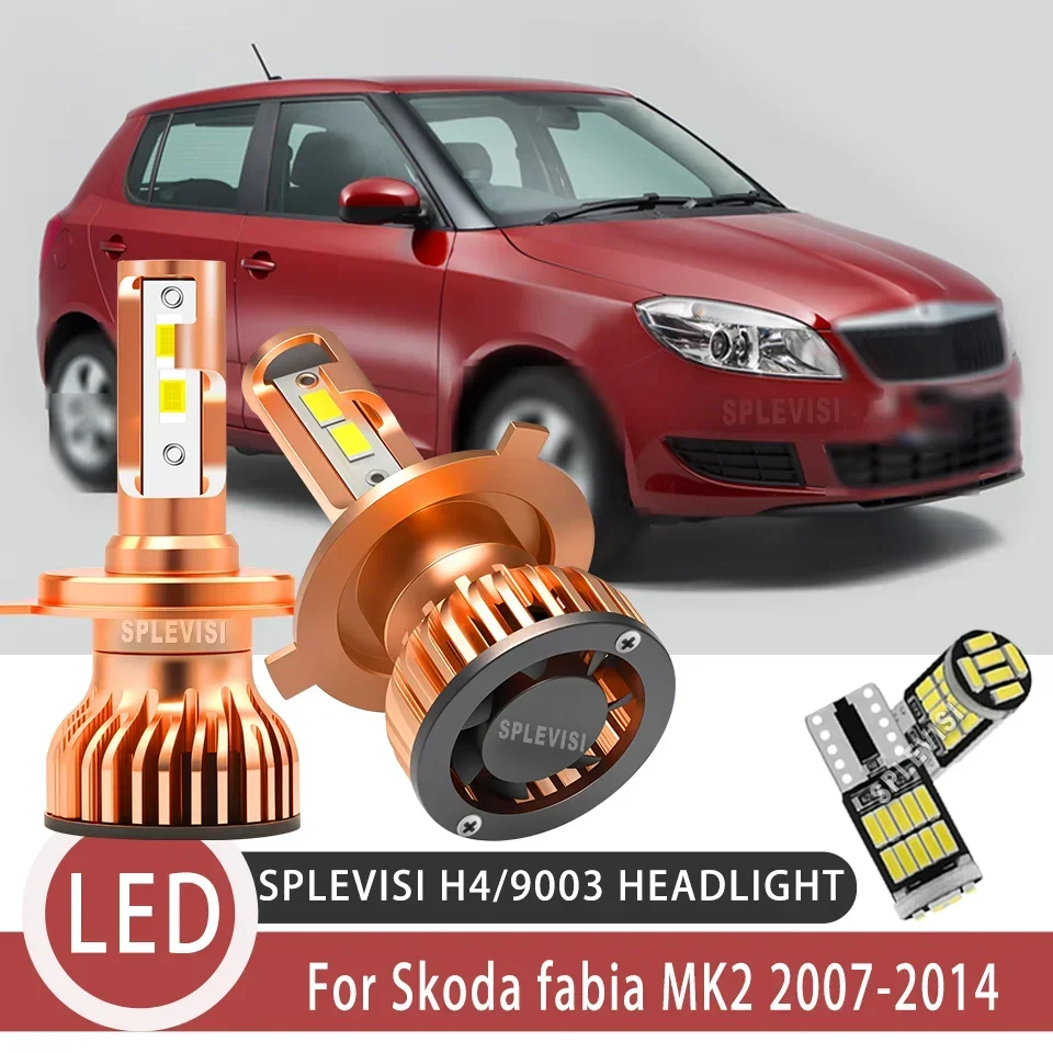 

Enhanced Brightness Shockproof Waterproof IP67 Quick-Install H4 LED HEADLIGHT For Skoda fabia MK2 2007 2008 2009 2010 2011-2014