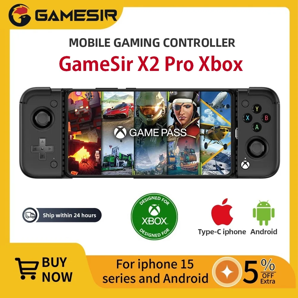 Gamesir X2 Pro Xbox Gamepad Android Type C คอนโซลจอยสติ๊กเกมมือถือสำหรับ Xbox จอยควบคุมเกมเกม