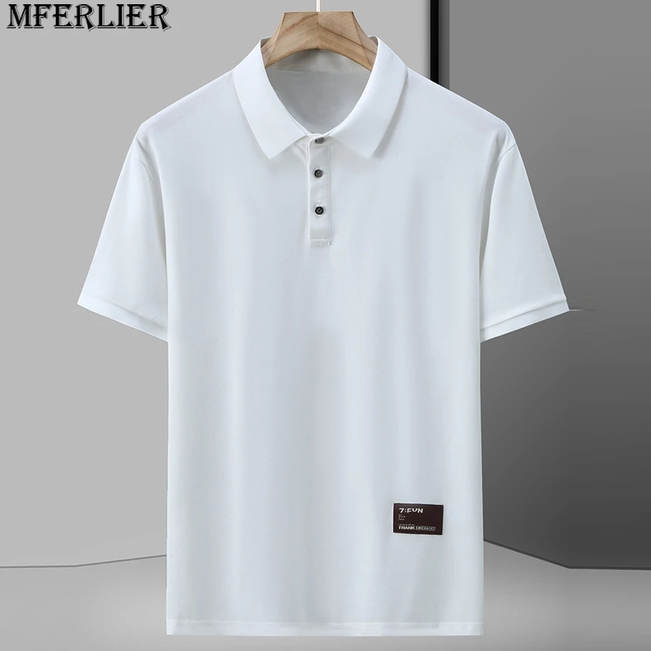 11XL Plus Size Polo Shirt Summer Short Sleeve Polo Shirts Men Fashion Casual Shirts Male Summer Tops 10XL