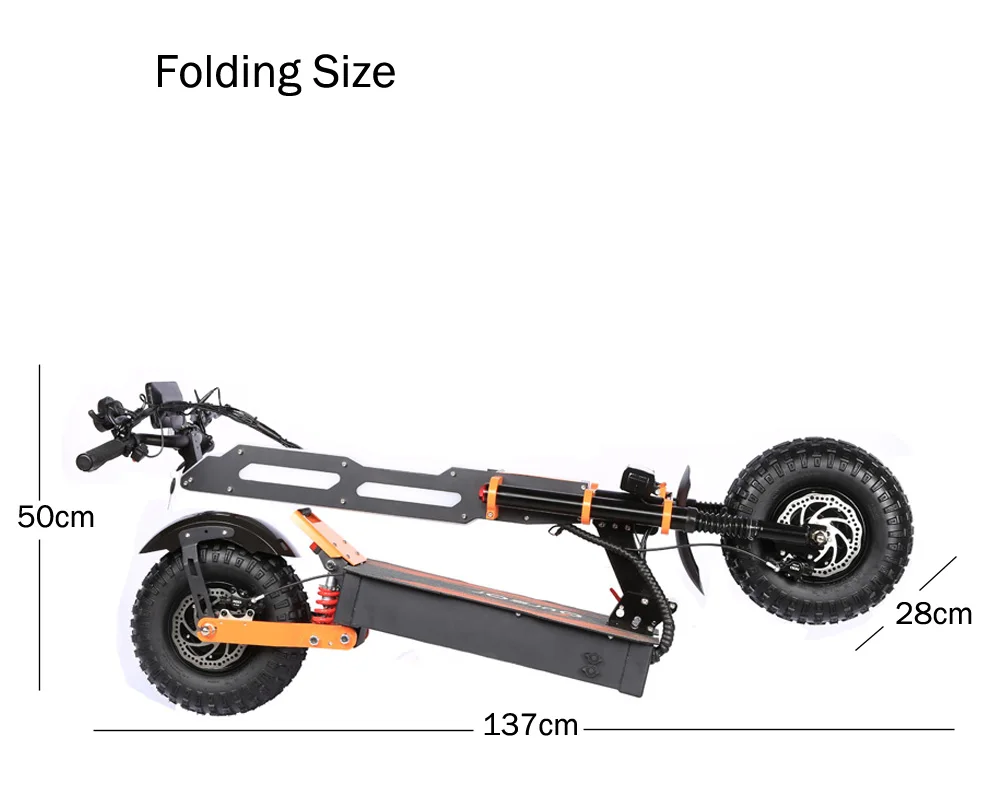 US EU Stock Scooter Toursor Fast Speed 90KM/H E-Scooter Street Road Tire 13 inch 60V 8000W Electric Scooter