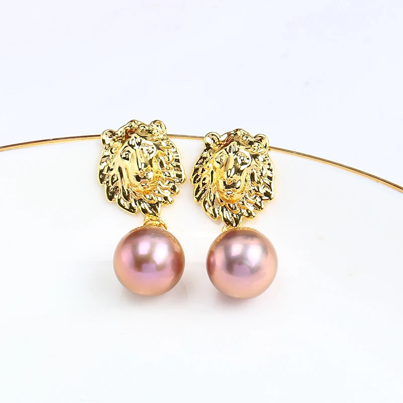 1Pair E253 Gold Plated Copper S925 Silver Needle Pearl Stud Earrings Findings Jewelry Making DIY Jewelry Accessories