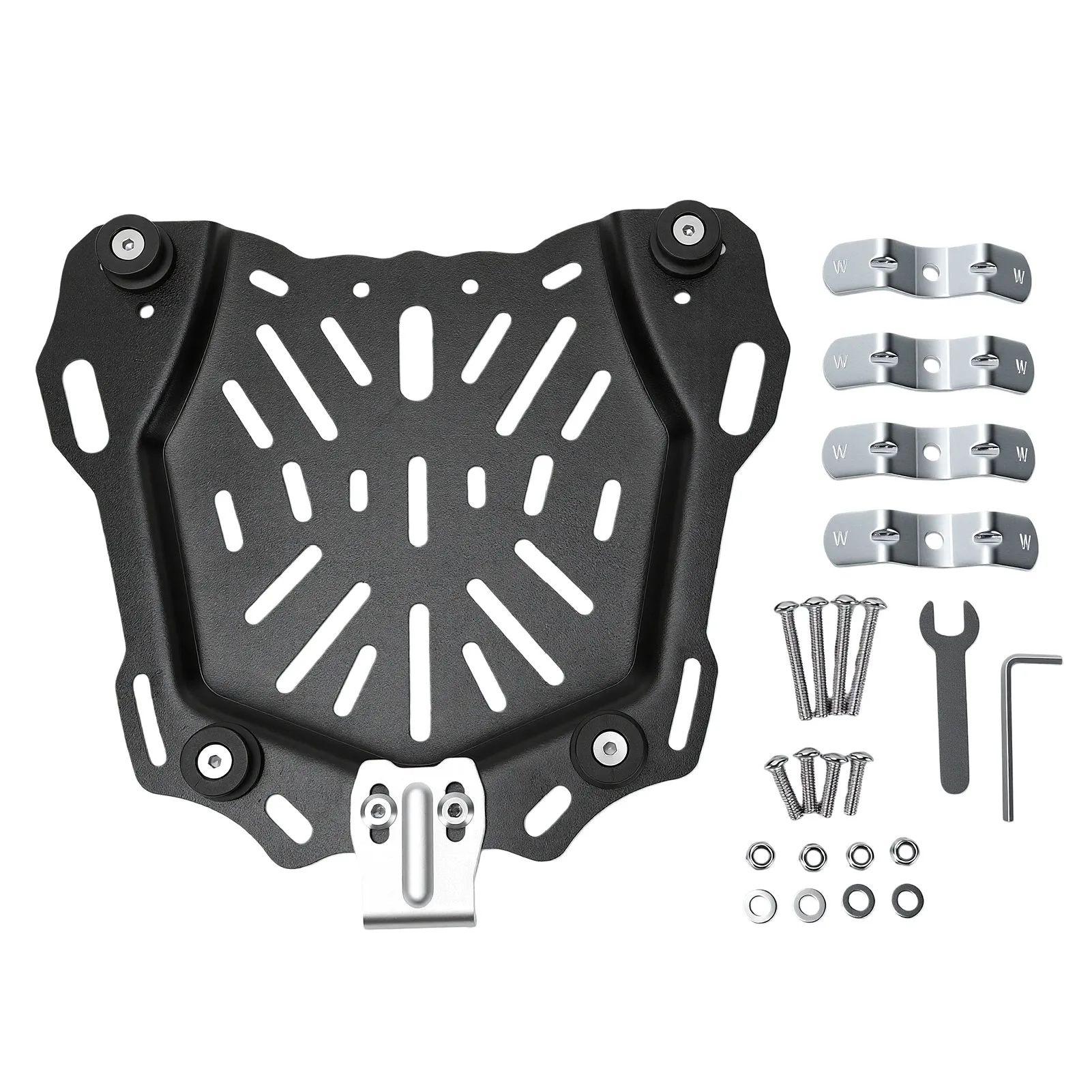 Carbon Steel Motorcycle Rear  Base Plate Suitable for 25- to 65-liter motorcycle rear