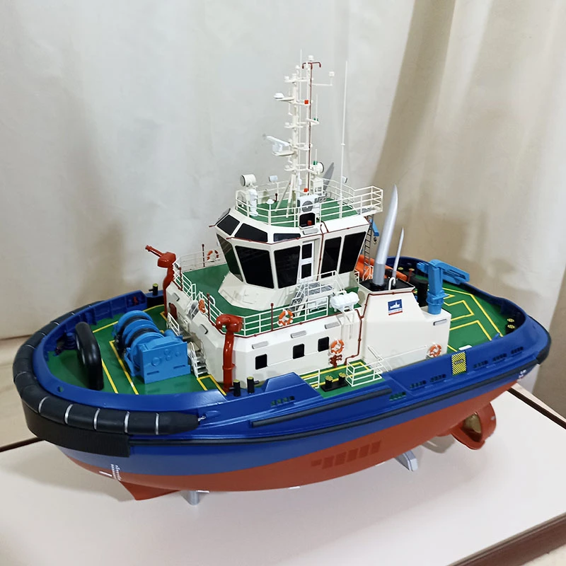 

RC Ship ER103 Tugboat Model DIY Resin Assembly Ship Model Kit 64CM New Tugboat